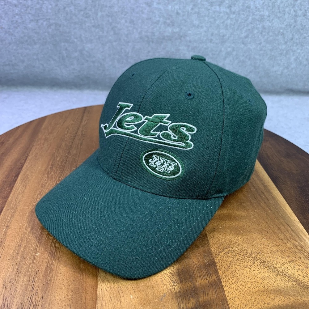 New York Jets Hat Cap Snap Back Mens Adjustable Green NFL Football Script Twins
